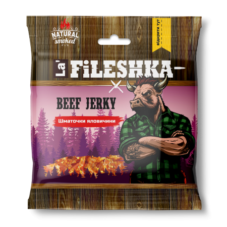 Яловичина в'ялено-сушена TM La Fileshka 40 г