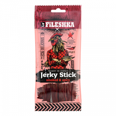 Мясные палочки куриные "Jerky Stick Smoked & spicy" TM La Fileshka 35 г