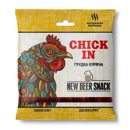 Грудка куряча сиров’ялена "Chick in" TM NEW BEER SNACK 50 г