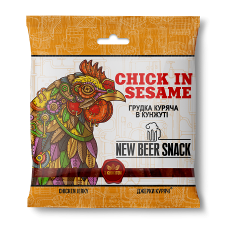 Грудка куряча в кунжуті з васаби та медом "Chick in sesame" TM NEW BEER SNACK 50 г