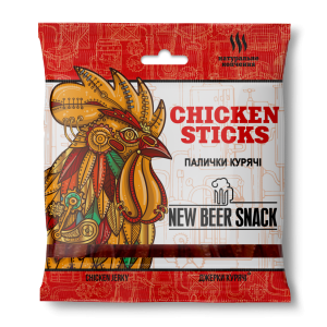Мясной хворост куриный сыровяленый "Chicken sticks" TM NEW BEER SNACK 50 г